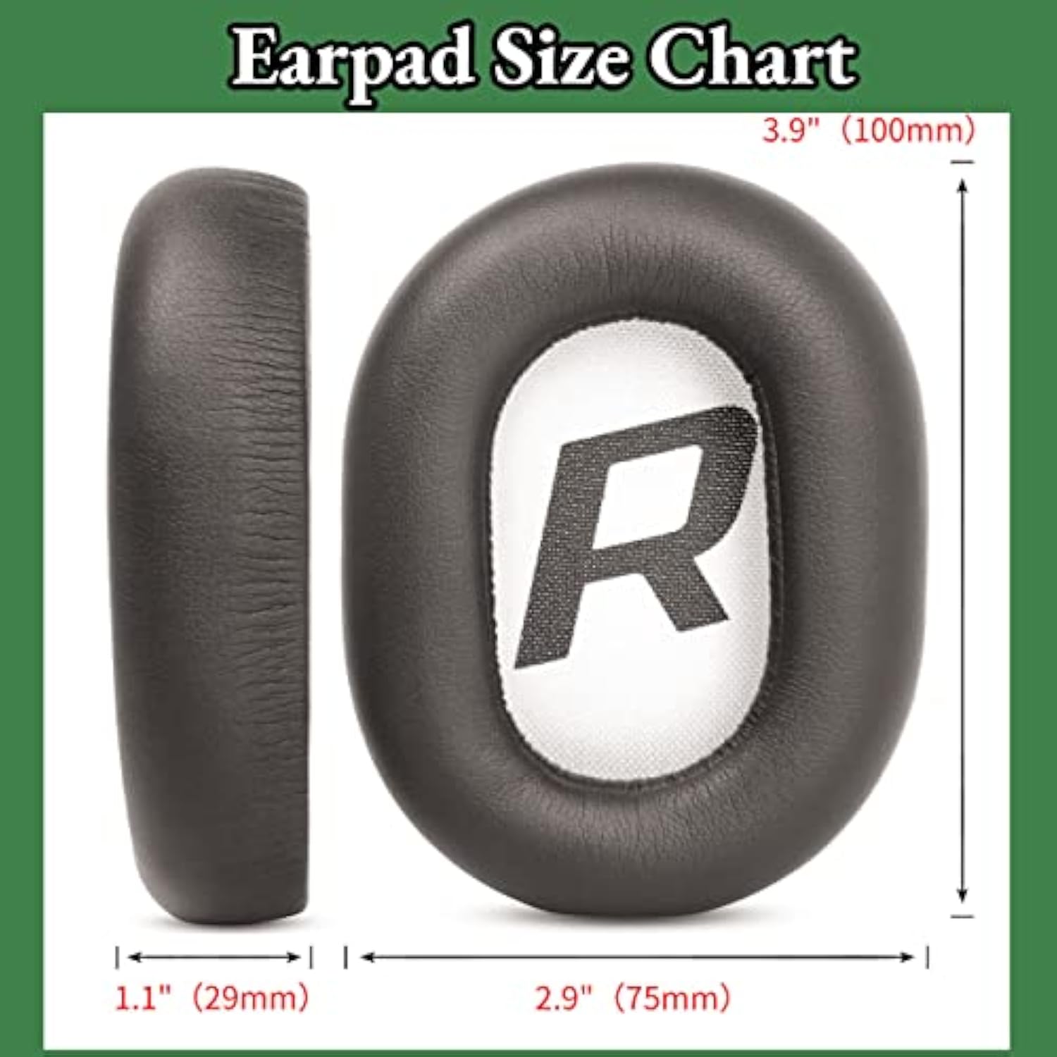 Backbeat Pro 2 Ear Pads Replacement Ear Cushions Compatible With Plantronics Backbeat Pro 2/Voyager 8200 Uc Headphones Earpads Ear Cups Parts (Brown)