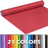 Perkhomy Red Kraft Paper Roll 17.5" X 960" (80') For Gift Wrapping Bulletin Board Bouquet Flower Kids Wall Art Craft Packing Moving Parcel Postal Floor Covering Table Runner 80Gsm 55Lb (Red,