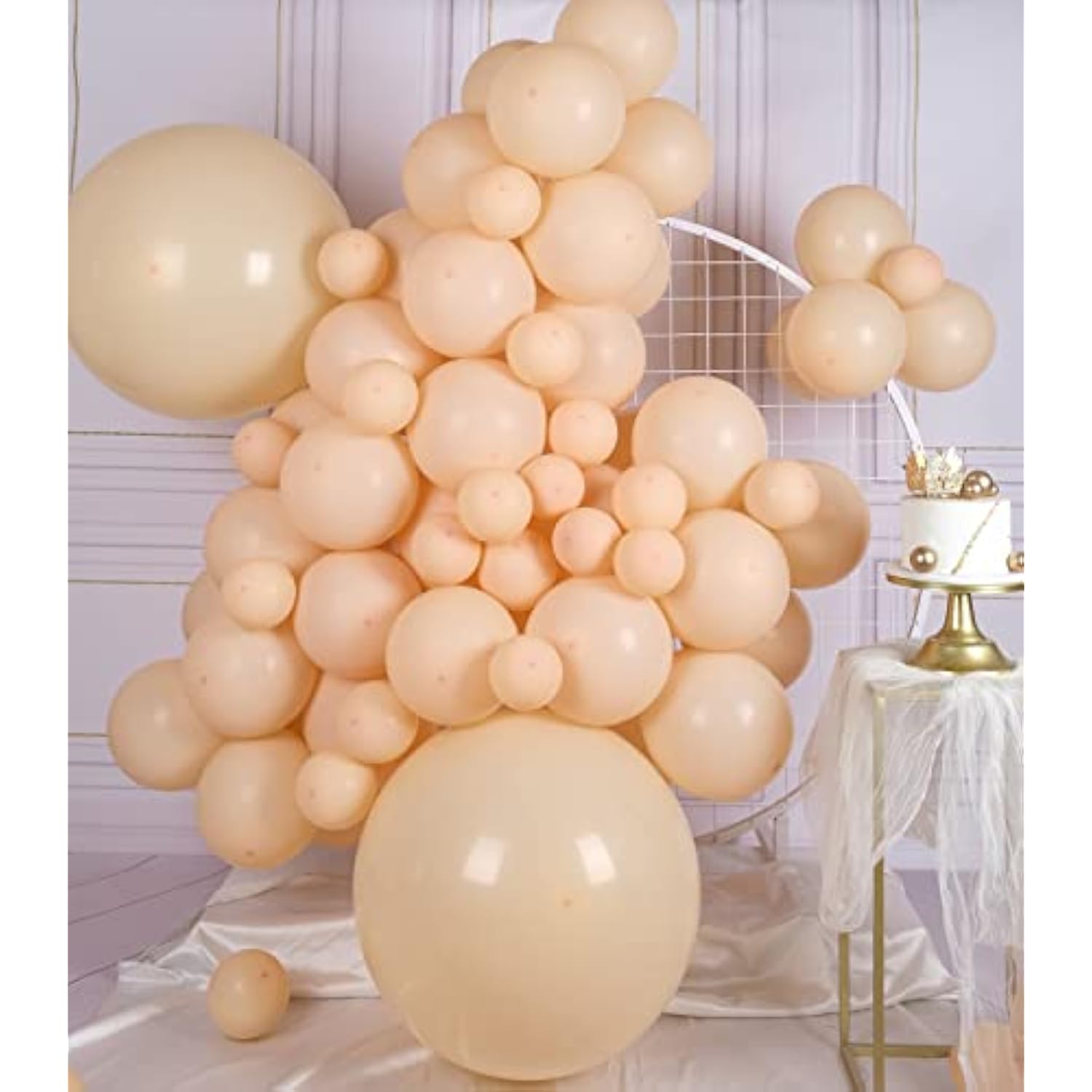 100 Pcs Fuchsia Balloon Arch Garland Kit 18/10/5 Inch Different Sizes