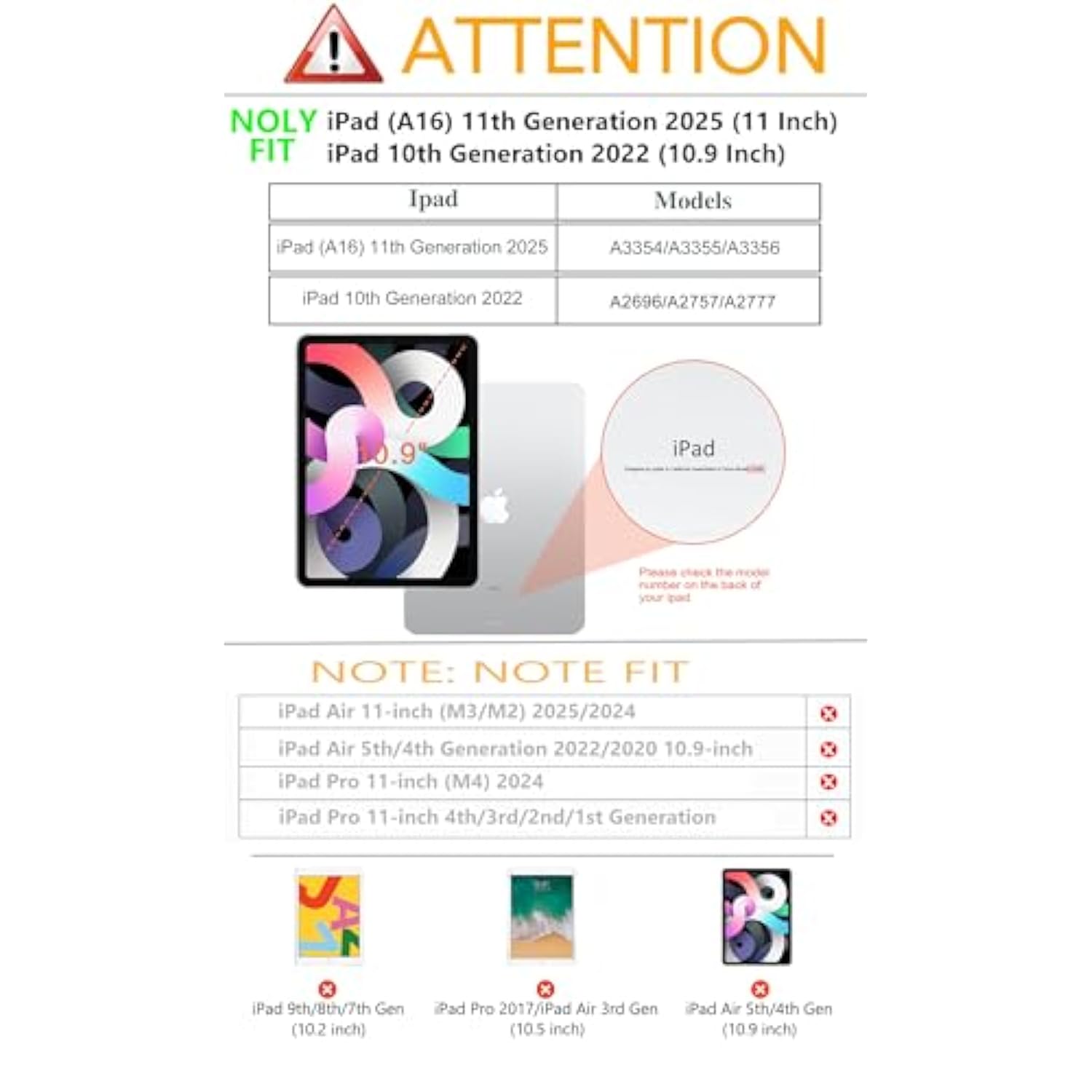 Ipad 10Th Generation Case, Ipad 10.9 Inch Case 2022, Premium Leather Protectiv