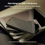 Belkin Dual Port USB C Charger Block 68W - GaN Fast Charging - Type C - USB-C PD Charge for Apple iPhone 17, Air, Samsung Galaxy S25, AirPods, iPad, Macbook Pro, Nintendo Switch 2 - White