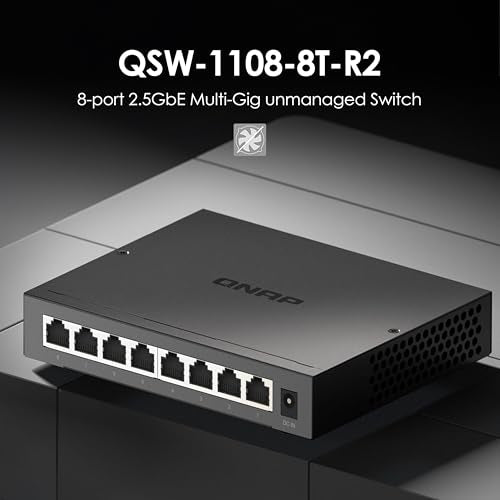 8-Port 2.5Gbe Unmanaged Switch (Qsw-1108-8T-R2-Us)