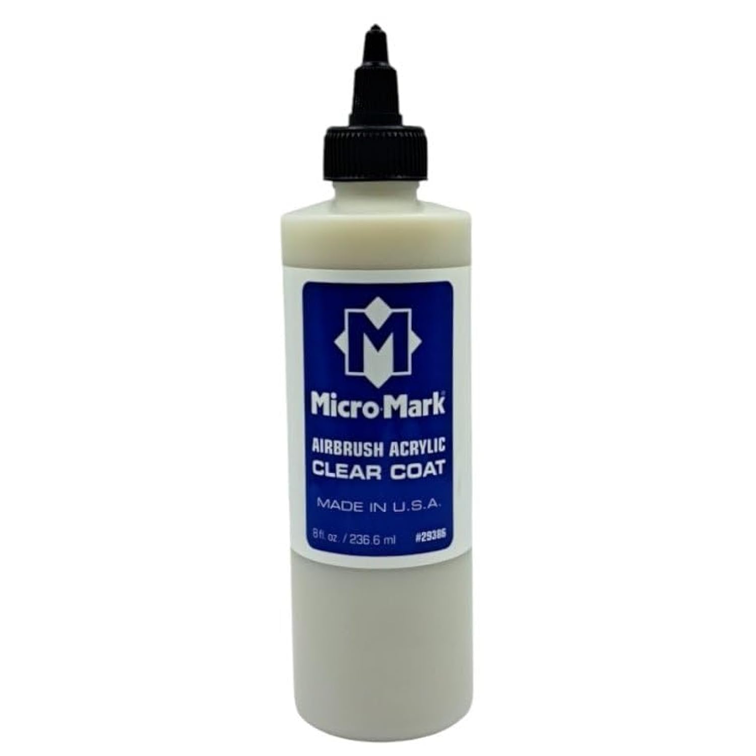 Micro-Mark Airbrush Acrylic Clear Coat – 8 oz Water-Based Matte Sealer for Models, Miniatures, and Crafts – Spray-On Finish for Durable, Professional Results