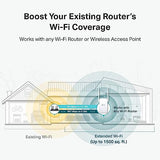 Ac1200 Wifi Extender, 2023 Engadget Best Budget Pick, 1.2Gbps Signal Booster For Home, Dual Band 5Ghz/2.4Ghz, Covers Up To 1500 Sq.Ft And 30 Devices,Support Onemesh, One Ethernet Port (Re315)