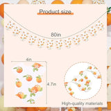 Little Cutie Bodysuit Banner Citrus Decorations "Little Cutie On The Way" Baby Shower Decor