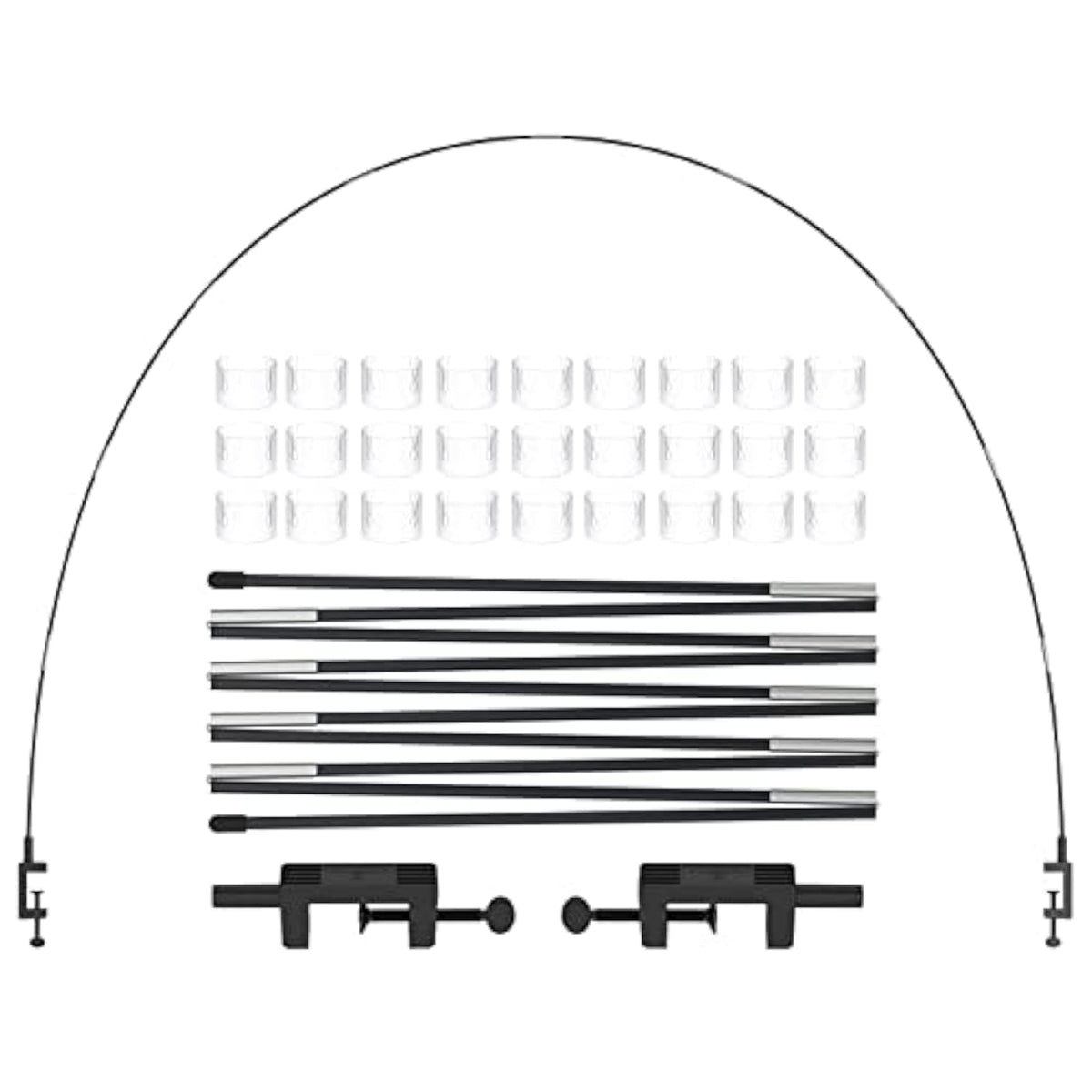 Adjustable 12FT Balloon Arch Kit: Reusable Party Decoration Frame