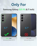 for  Galaxy S25-FE Case: Military Grade Rugged Cell Phone Cover with Kickstand & Belt-Clip Holster