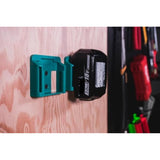 | Makita Battery Holder | Fits Makita 18V Battery - Perfect For Work Bench, Garage Organizer, Work Van Accessories, Tool Box, Makita Batteries | (2-Pack)