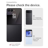 Miimall Kickstand Case for Samsung Flip 7 with Hinge Protection,[Military Grade Shockproof][Screen Protector] Anti-Scratches Nonslip Grip Full Body Cover,Rugged Flip 7 Phone Case with Stand,Black