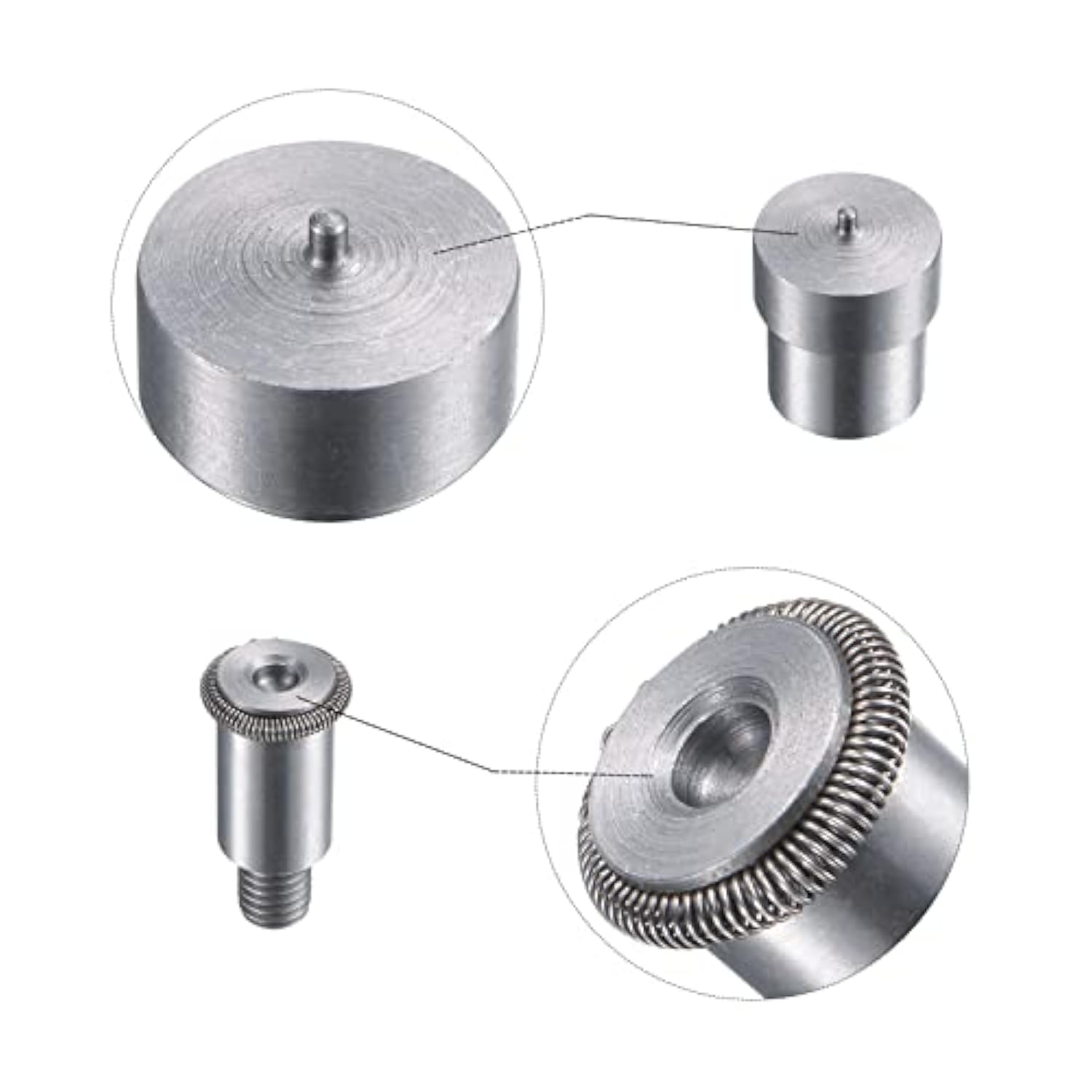 12Mm Snap Fasteners Button Die For Hand Press Machine Setter Carbon St