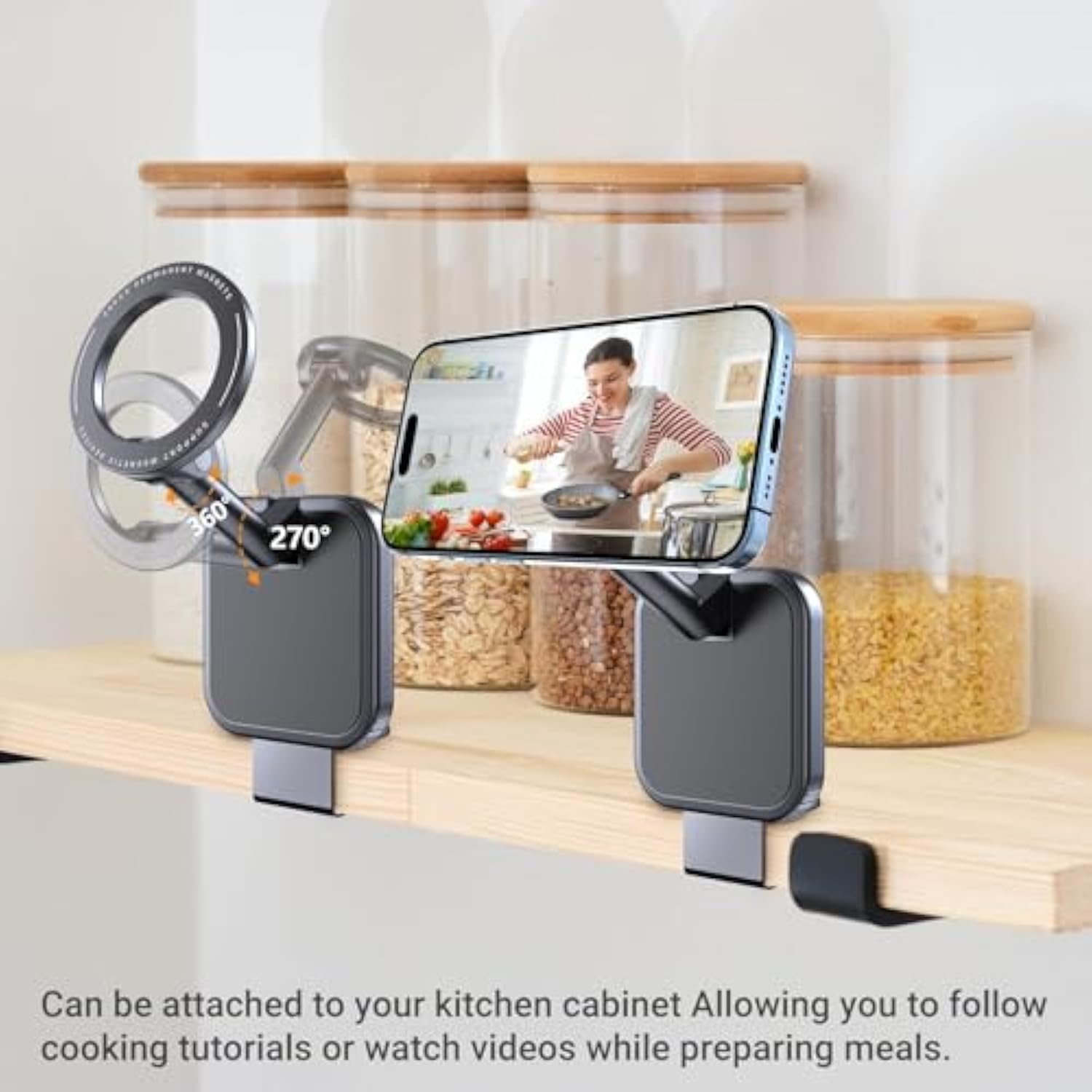 Airplane Phone Holder For Magnetic Accessories, Universal Flight Must Haves Travel Phone Holder Mount 2025 For Beach Vacation Cruise Traval Essentials Recording Compatible With Iphone