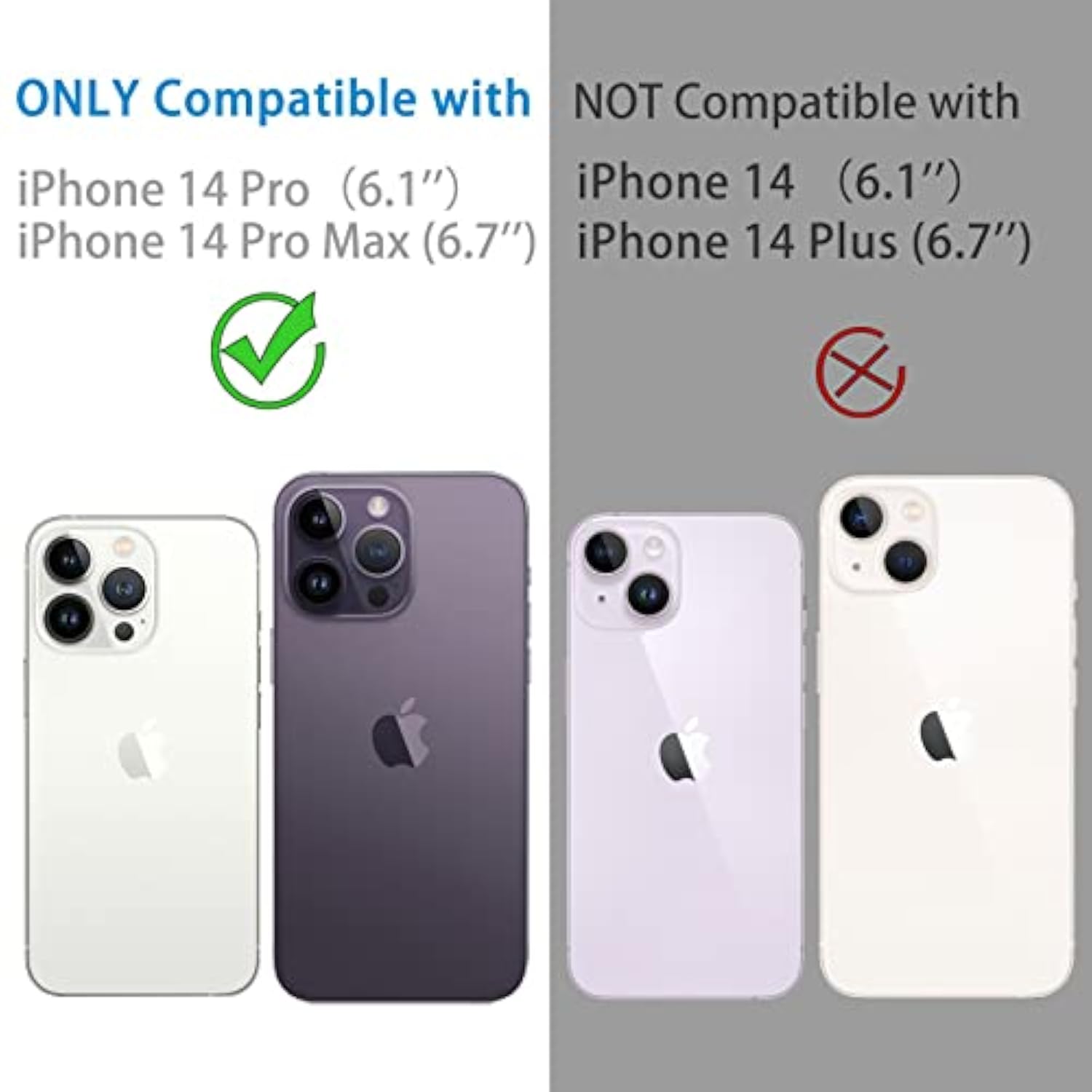 iPhone 14 Pro & Pro Max Camera Lens Protector 3-Pack Tempered Glass 9H