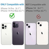 iPhone 14 Pro & Pro Max Camera Lens Protector 3-Pack Tempered Glass 9H