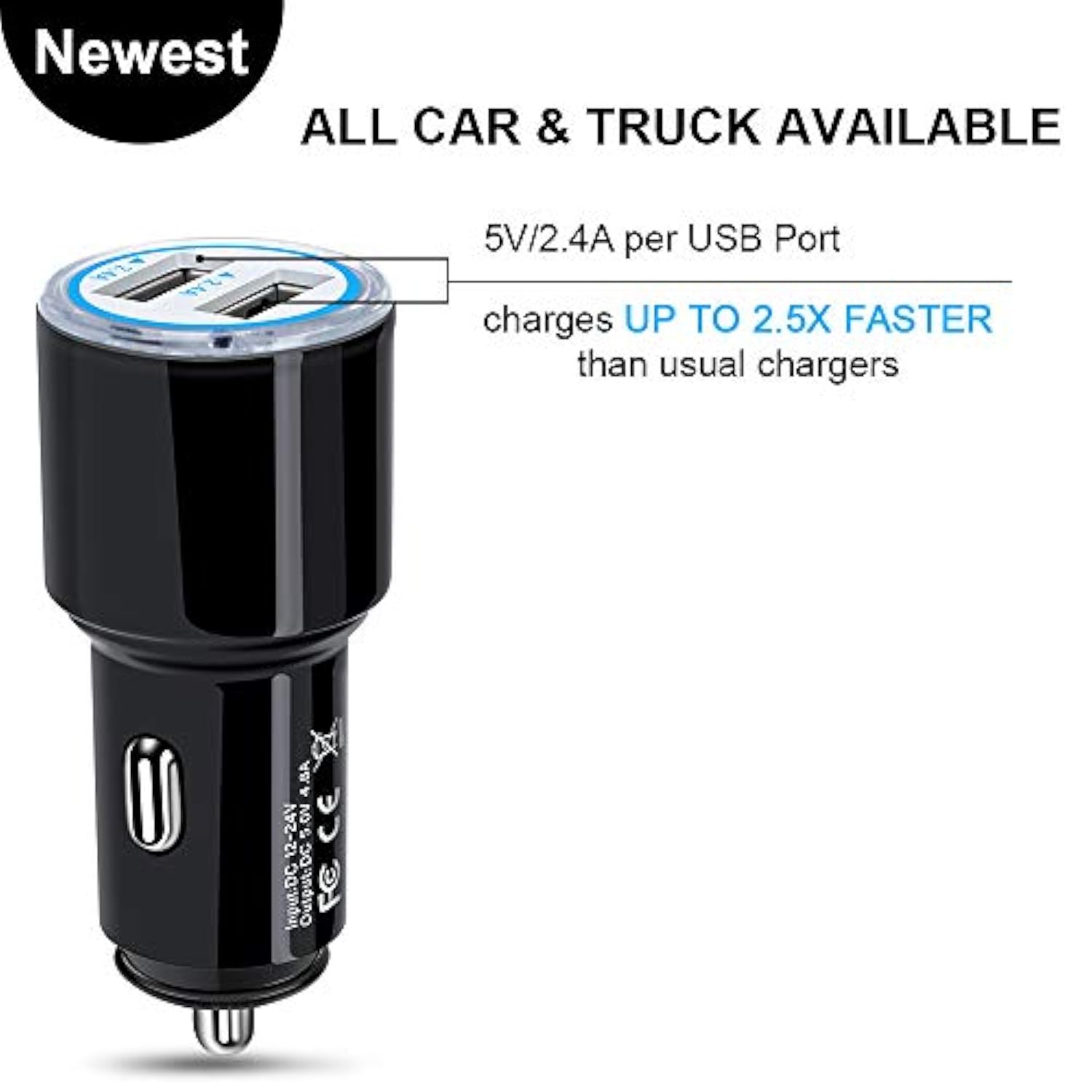 Fast Car Charger Android, Fast Charging Micro Usb Cable Compatible For Samsung Galaxy S7 S6 J8 J7 J6 J5 J4 J3,Note 5 4 3, Moto E4 E5 G4 G5 G6 Play,Lg K10 K20 K30 G2 G3 G4 Prime 2,Lg Stylo 2 3 Plus