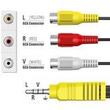 Av Adapter, Video Av Component Adapter Cable Replacement For Tcl Tv, 3 Rca To