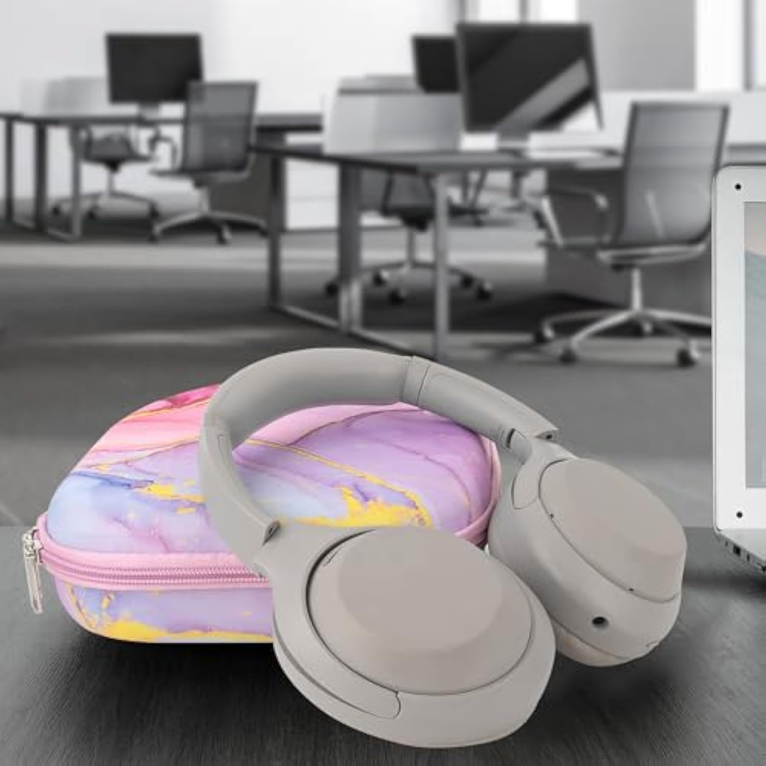 Hard Headphone Case Compatible With Bang & Olufsen Beoplay H9I, H95, H9, H8, H8I, H6, H4, Travel Carrying Bag For Beoplay Portal Gaming Headset (Pink)