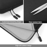 15 15.6 16 Inch Laptop Sleeve With Front Pocket, Shockproof 360 Protective Laptop Case Briefcase Handbag, Computer Carrying Bag Compatible With Macbook Air/Pro, Lenovo/Hp/Dell/Asus/Acer, Black