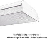 4FT LED Wraparound Light 40W 4400LM 4000K Neutral White Flush Mount Garage Office Ceiling Fixture