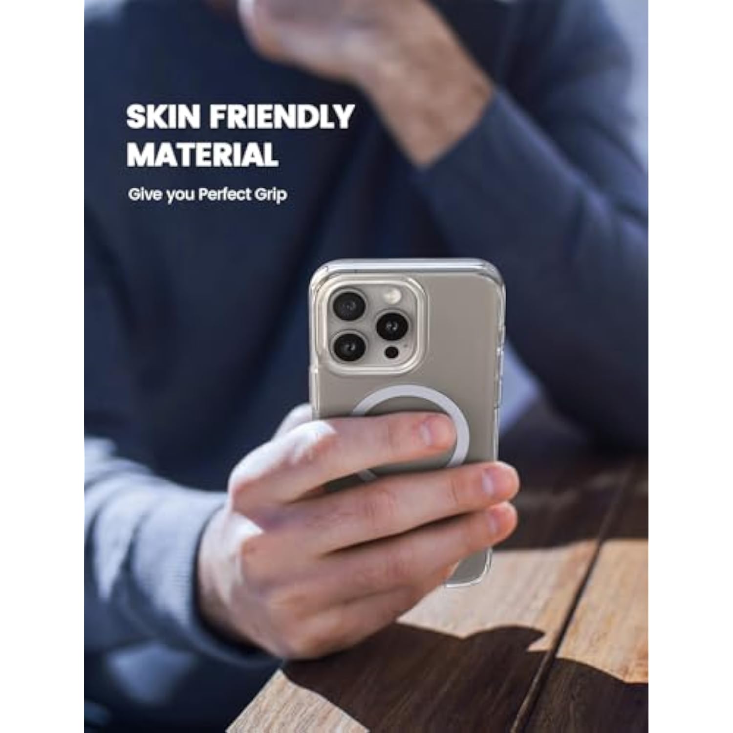 Magnetic Case For Iphone 16 Pro Max, For Magsafe - [Clear & Anti Yellow][Military Grade Drop Protection][Scratch-Resistant] Tpu Slim Magnet Protective Cover Case, Only Iphone 16 Pro Max 6.9"