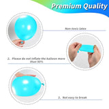 Green Purple Teal Balloons, 12 Inch Green Purple Teal Blue Black Balloons For Boys Girls Monsters Theme Birthday Party Baby Shower Wedding Bridal Shower Decorations