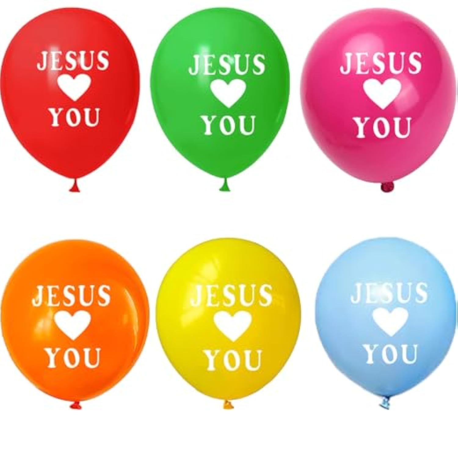 36 Pcs Jesus Loves You Balloons Christian Religious Jesus Balloons For Sunday School Supplies He Is Risen Easter Party Favors