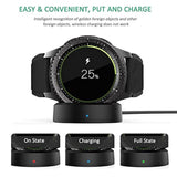 Samsung Gear S3 Watch Charger, S4 S2 Wireless Qi Charging Cradle Dock For Classic/Frontier Smartwatch