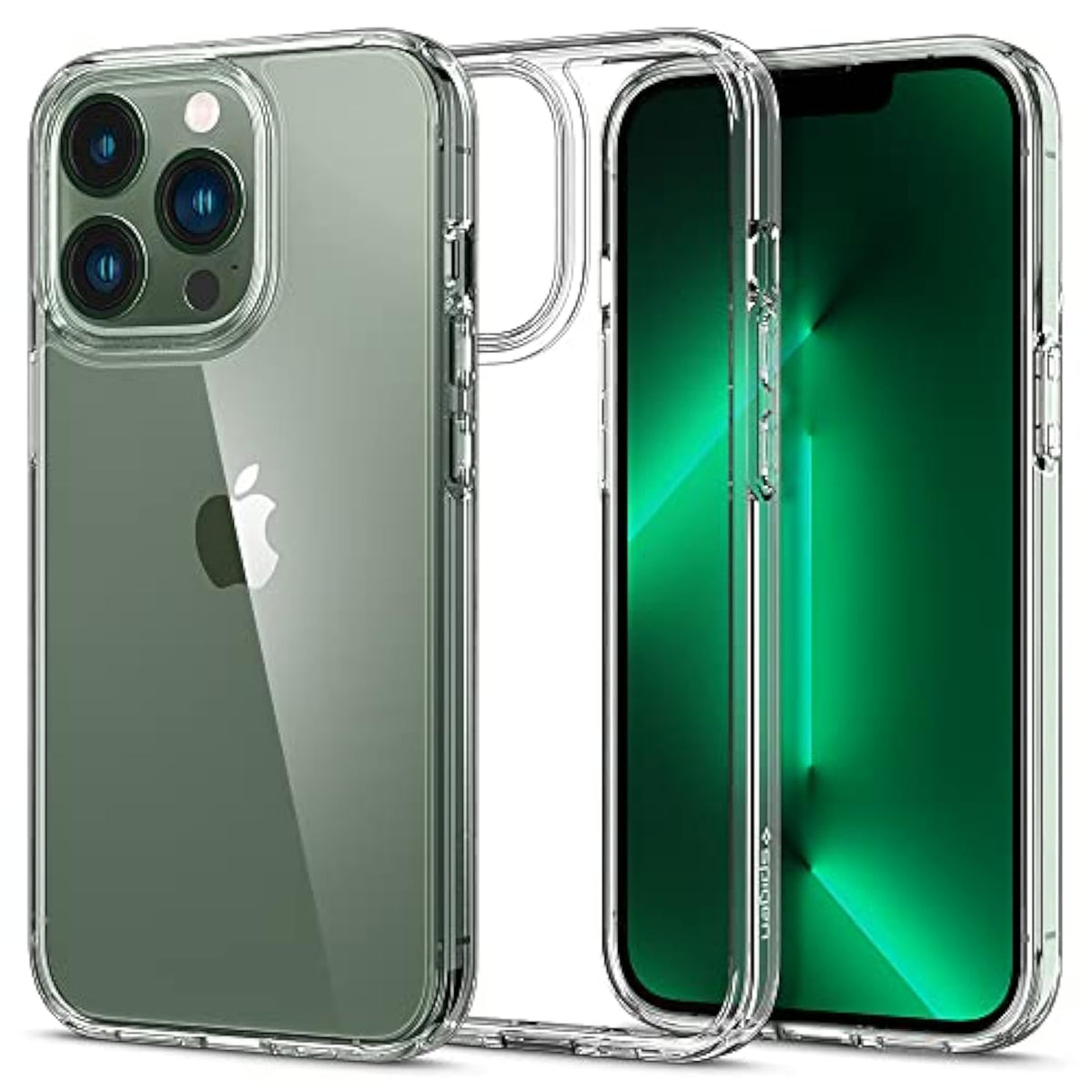 Spigen Ultra Hybrid [Anti-Yellowing Technology] Designed for iPhone 13 Pro Case (2021) - Crystal Clear