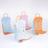 Meri Meri Western Paper Party Bags (Pack of 8), Party Favor Bags, 3D Embellishments, For Kids & Adults, 8 Colors