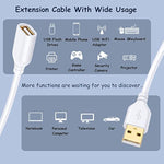 Costyle USB Extension Cable White, 2-Pack 2.0 6ft/2m USB Type A Male to A Female Extension Cord White USB Cable Extender with Gold-Plated Connectors