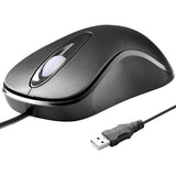 Classic Wired Office Mouse Ergonomic Usb Optical 3-Button 1000 Dpi Comfortable Durable For Windows Mac Laptop Desktop Black (1)