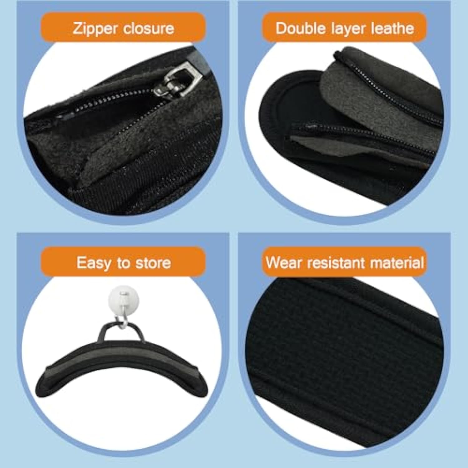 2Pcs Headphone Headband Cover, 8 Inch Universal Replacement Headphone Band Cushion, Compatible With Hyperx, Turtle Beach, Razer, Steelseries, Logitech, Corsair, Sony Xm4, Xm5 & Beats Studio Pro/Solo4