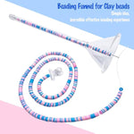 Beading Funnel - Beading Tools Kit For Clay Bead, 2 Pcs Beading Tools For Jewelry Making With Beading Needles, Bracelets, Necklaces Making (2), Clear
