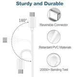 Wall Charger For Apple Tv Remote (3Rd) & Apple Tv 4K Remote (3Rd), 3.3 Ft Usb-A To Usb-C Cable For Apple Tv Siri Remote (3Rd Generation) Charging Cord, Apple Tv 4K Remote (3Rd Gen) Charger (White)