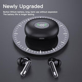 A90 Bluetooth earphones, equipped with an intelligent color touch screen, supporting ANC and ENC active noise reduction functions, wireless audio
