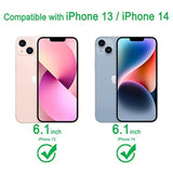 Compatible With Iphone 13 Case Iphone 14 Case Camo Leaf Design For Men Boys, 3-Layer Rugged Shockproof Hard Plastic Bumper +Soft Silicone Rubber Heavy Duty Protection Cover
