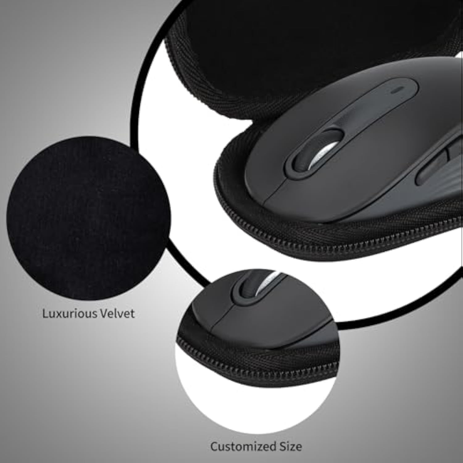 Case Compatible With Logitech Signature M650 L / M550 L Full Size Mouse