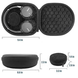 ProCase Hard Case for Sony WH-CH720N/ WH-CH710N/ WH-CH520/ WH-CH510/ WH-1000XM5/ WH-1000XM4/ WHXB910N/ Bose 700 Noise Cancelling Wireless Headphones, Travel Carrying Bag with 2 Dust Covers -Black