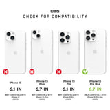 Uag Case Compatible With Iphone 15 Pro Max Case 6.7" Monarch Kevlar Black Rugged Heavy Duty Military Grade Drop Tested Protective Cover