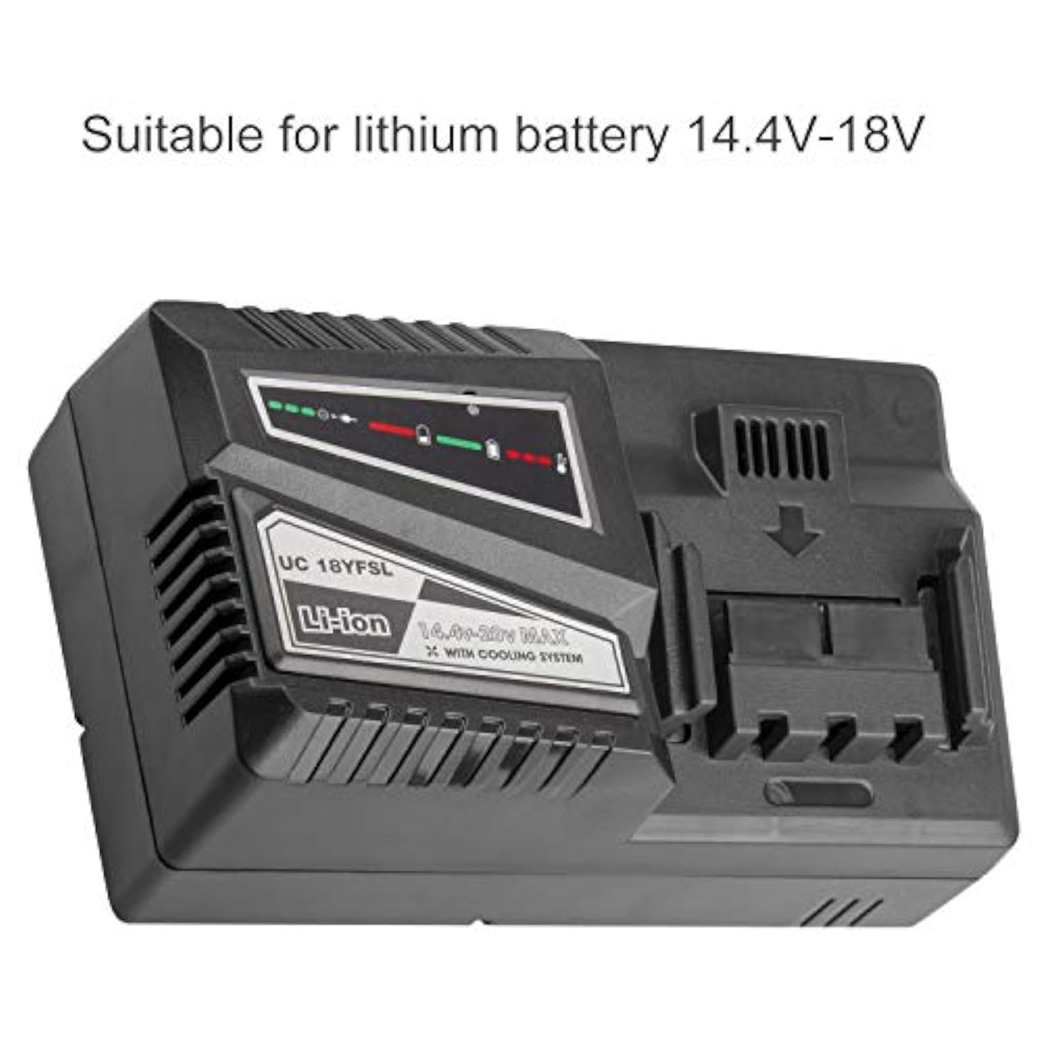 Uc18Ysfl Li-Ion Battery Charger For Hitachi Electrical Drill 14.4V- 18V Li-Ion Battery Bsl1815 Bsl1820 Bsl1825 Bsl1830 Bsl1840 Bsl1850 Bsl1860 Bsl1415 Bsl1420 Bsl1425 Bsl1430 Bsl1440 Bsl1450