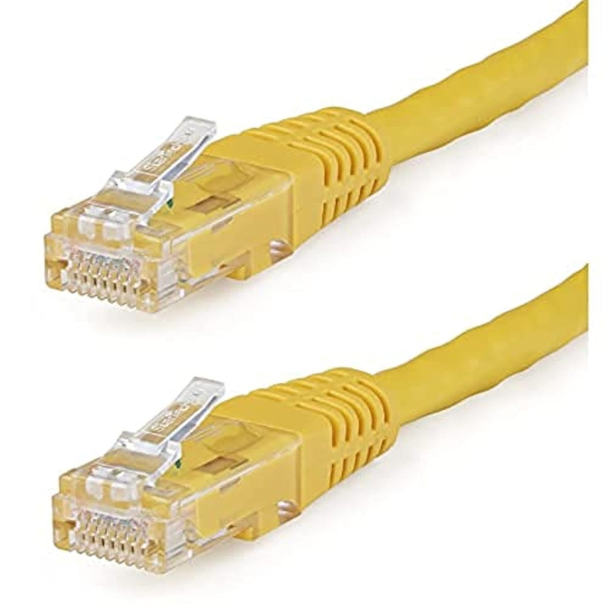 1Ft Cat6 Ethernet Cable - Yellow Cat 6 Gigabit Ethernet Wire -650Mhz 100W Poe+
