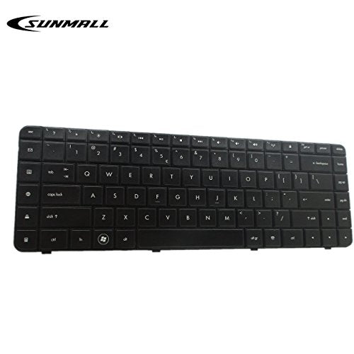Replacement Keyboard With Ribbon Cable Compatible With Hp Compaq Presario Cq62 G62 G56 Cq56 Series Compatible With Part Number 595199-001 613386-001 6098 Cq56-100 G56-100 G62-340Us Us Layout