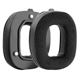 Geekria Comfort Hybrid Velour Replacement Ear Pads for Astro A50 Gen 3 Headphones, Ear Cushions (Black)