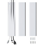 ECHOGEAR TV Cord Hider for Wall Mounted TV - 48" Customizable Cable Management Kit Conceals 6+ Cables – Cord Cover Installs in Minutes with Screwdriver – Made in America