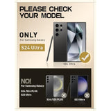 Galaxy S24 Ultra Case with Built-in Screen Protector, Black by SUPCASE