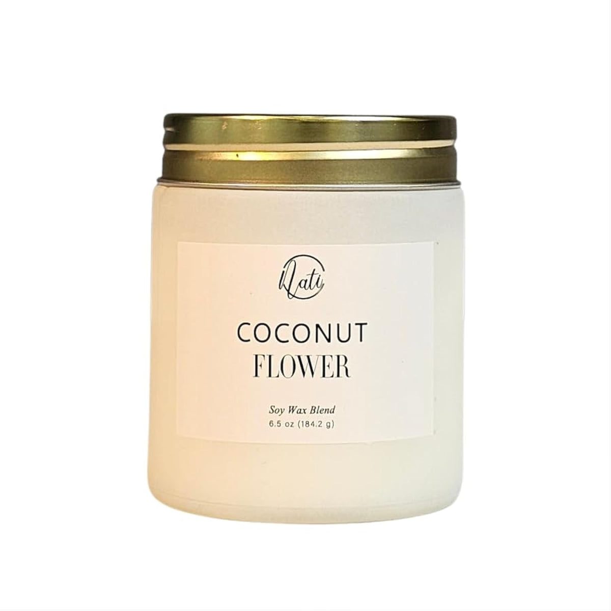 Golden Garden Tomato - Vine & Basil Scented Candle – 6.5Oz Frosted Sage Glass Jar With Gold Screw Lid – Single Cotton Wick, 33H, Smokeless (White)