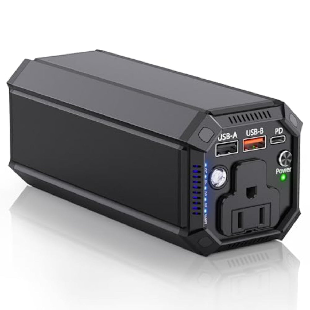 Portable Power Bank With Ac Outlet, 100W Portable Laptop Charger, 98Wh/27000Mah High Capacity With 65W Pd Usb C Laptop Battery Bank, Backup Power Source For Business Travel And Outdoor Activities