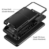 Samsung Galaxy S22 Plus Case with Wallet and Card Holder, Black