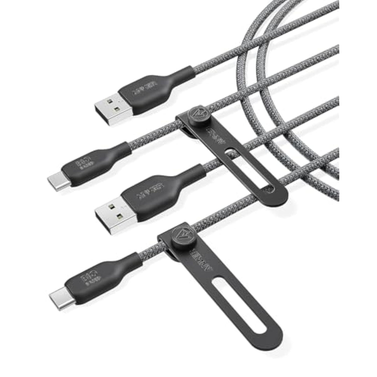 Anker USB C Cable Bio-Briaded [2 Pack, 6ft], Durable USB A to Type C Charger C