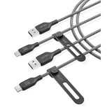 Anker Cable Bio-Briaded, Durable USB A to USB C Charger Cable for Samsung Galaxy Note Series, LG V30 (2 Pack, 6FT, Black)