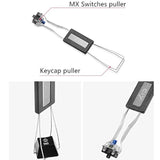 Granvela Pack 2 Keycap and Switch Puller Stainless Steel Switch Remover for Me